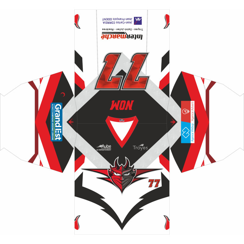 Maillot blanc - section roller